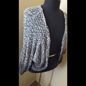 Grey Ombre Knit Cardigan